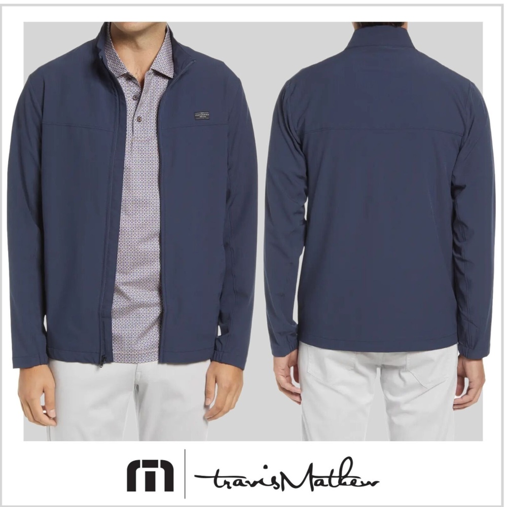 Men's Travis Mathew Crystal Cove 2.0 Jacket | Color: Indigo | Sz:‎ XXL